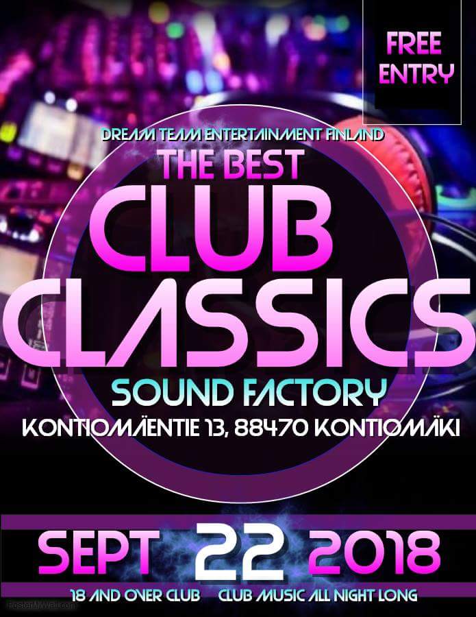 The Best Of Club Classics Sound Factory Bar Nightclub