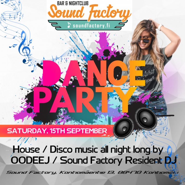 Dance Party at Sound Factory 15.09.2018