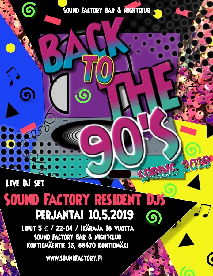 Back To The 90s Spring Edition 10.5.2019
