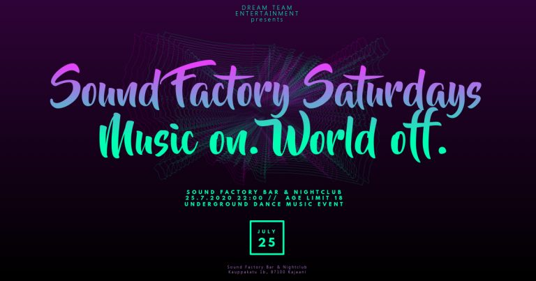 Sound Factory Saturdays