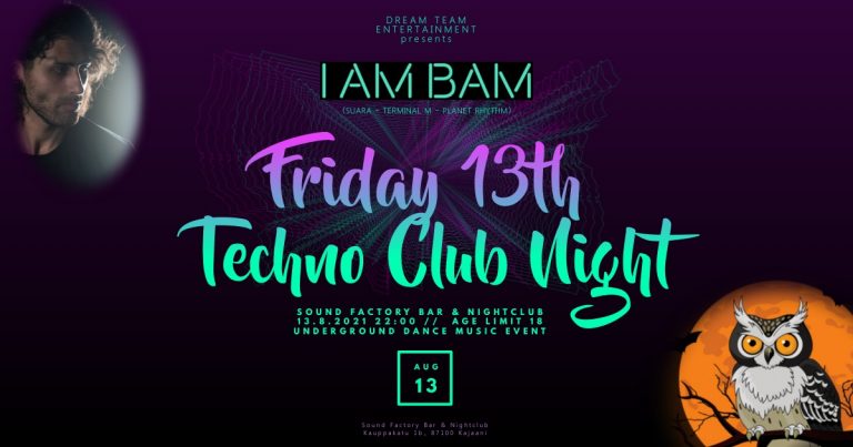 I AM BAM // TAPAHTUMA SIIRRETTY