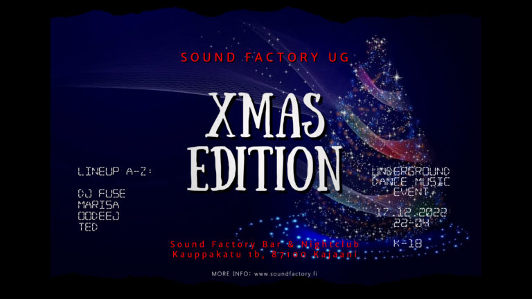 Sound Factory UG: Xmas Edition 17.12.2022